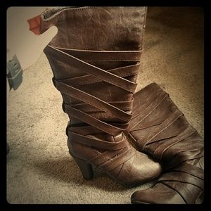Brown Knee High Boots